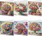 6-Piece Diamond Art Greeting Cards Set - Flower Basket & Butterfly Designs, 5D DIY Special Shape Diamond Cards, Creative Gifts for Christmas, Thanksgiving & Congratulations